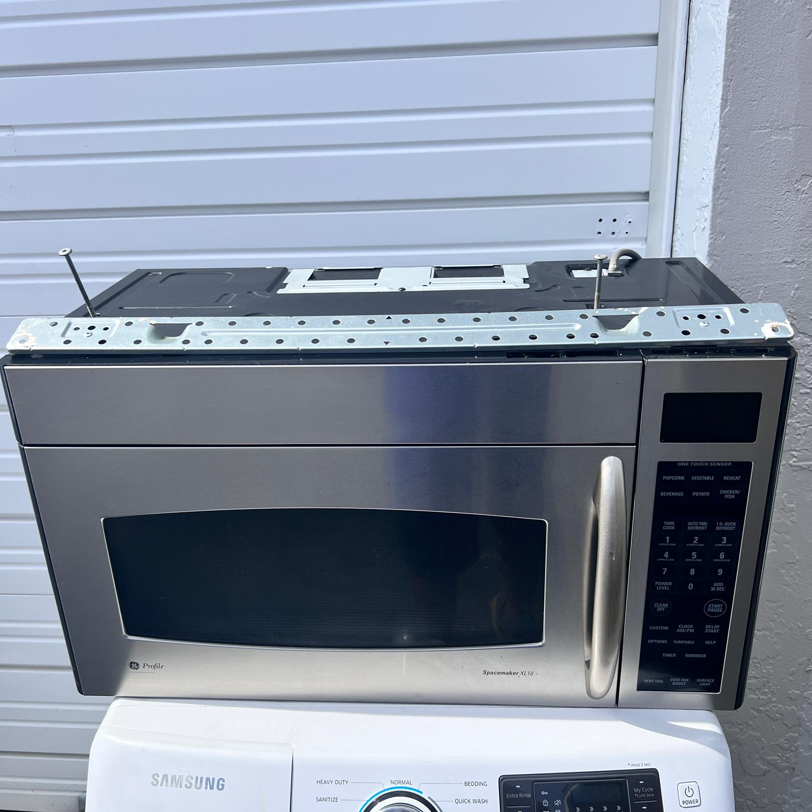 GE Profile Stainless Steel Microwave GE Profile Stainless Steel Microwave
